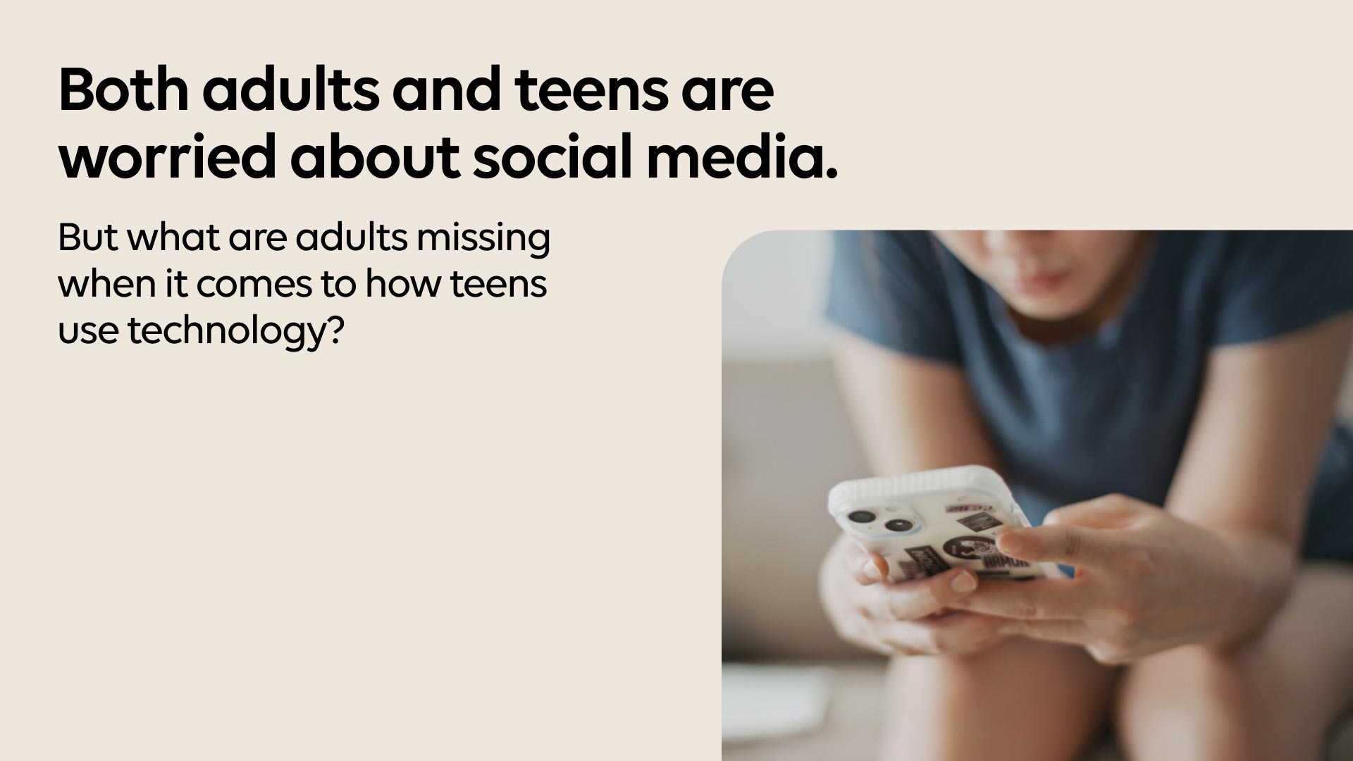 A video from Project Zero about how teens use technology. The cover image reads, “Both adults and teens are worried about social media. But what are adults missing when it comes to how teens use technology?”
