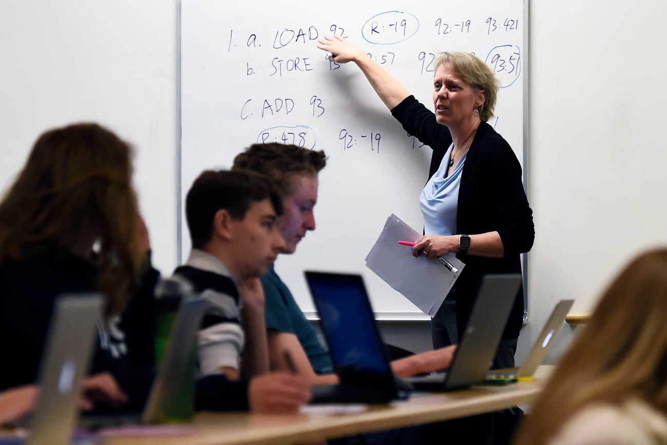 Executive Director and CEO of Computing Research Association Dr. Tracy Camp advocates for women's inclusion in technical research roles and Ph.D. programs.