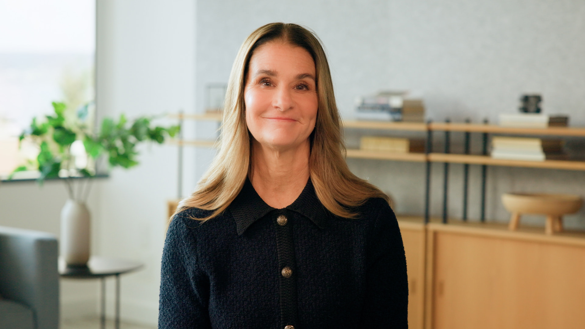 Melinda sharing that it’s time to give women’s health the attention and investment it deserves, and introducing two announcements: the first for Wellcome Leap, and the second for Action for Women's Health.