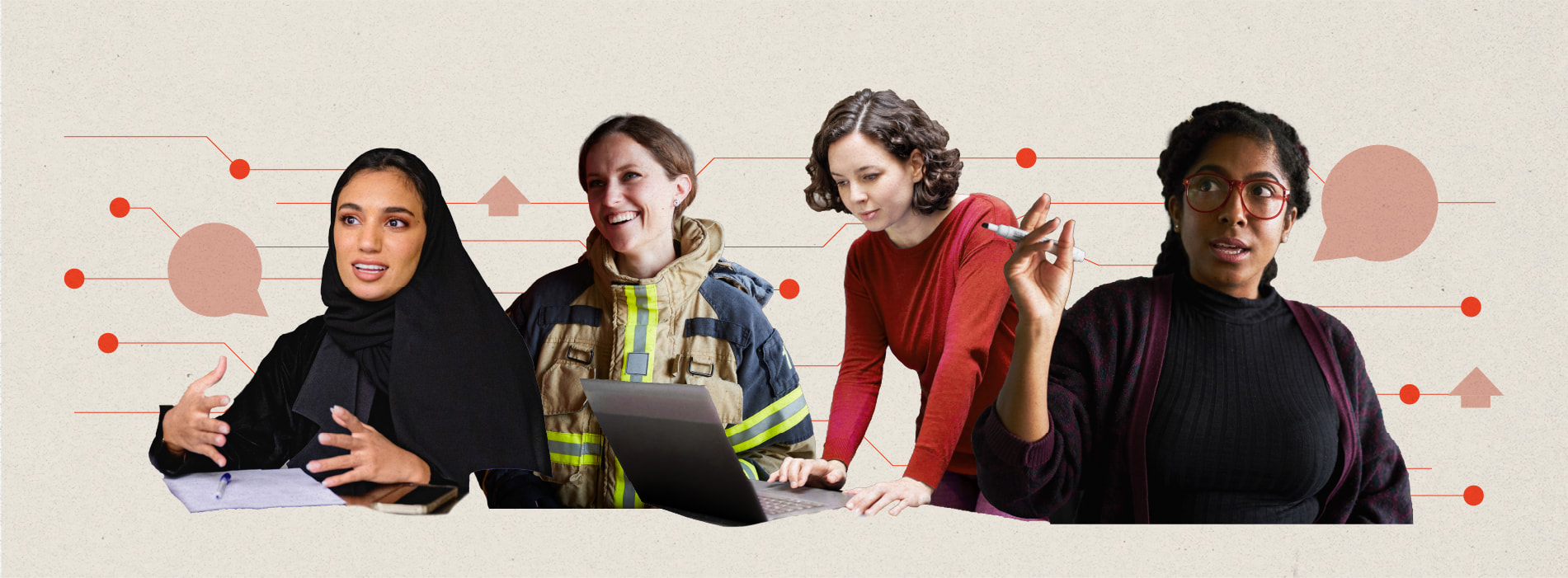 Women innovate and bring important points of view to diverse fields of work.