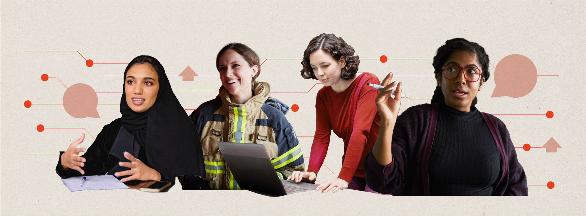 Women innovate and bring important points of view to diverse fields of work.